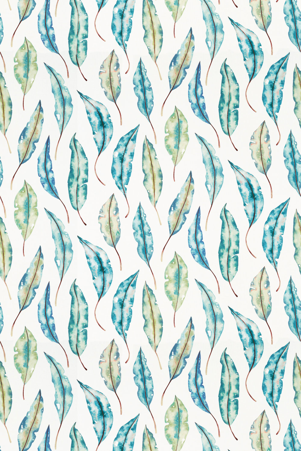 Kinina Fabric - Marine / Lime - by Harlequin
