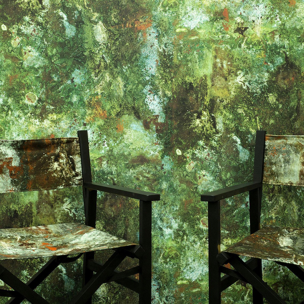 Vert de Gris Wallpaper - Green - by Jean Paul Gaultier
