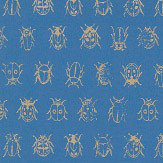 Lady Bug Wallpaper - Blue - by Eijffinger. Click for more details and a description.