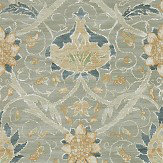 Montreal Wallpaper - Grey / Charcoal - by Morris. Click for more details and a description.