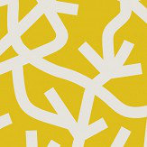 A Forest Wallpaper - Mustard - by Mini Moderns. Click for more details and a description.
