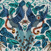Amazon Wallpaper - Blue - by Emma J Shipley. Click for more details and a description.
