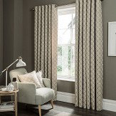 Castello Eyelet Curtains Ready Made Curtains - Mushroom - by Studio G. Click for more details and a description.