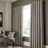 Elba Eyelet Curtains Ready Made Curtains - Feather - by Studio G. Click for more details and a description.