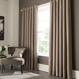 Elba Eyelet Curtains Ready Made Curtains - Linen - by Studio G. Click for more details and a description.
