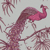 Carmen Wallpaper - Pink / Grey - by Fardis. Click for more details and a description.