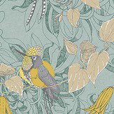 Lucia Wallpaper - Green - by Fardis. Click for more details and a description.
