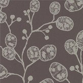 Honesty Wallpaper - Charcoal / Gold - by Clarke & Clarke. Click for more details and a description.