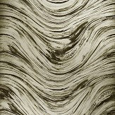 Agata Wallpaper - Charcoal / Gold - by Clarke & Clarke. Click for more details and a description.