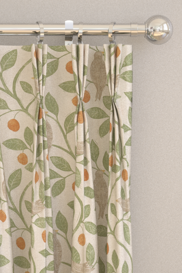 Damson Tree                     Curtains - Brick / Fennel - by Sanderson. Click for more details and a description.