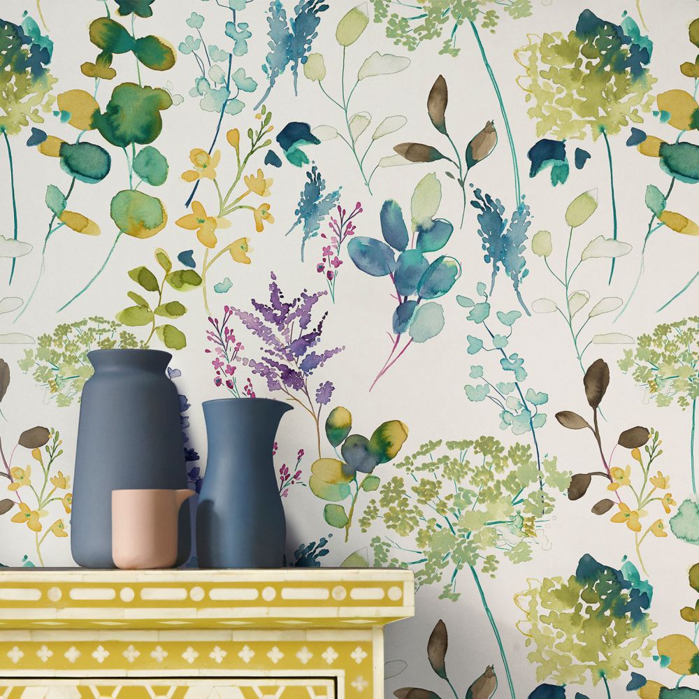 Botanical Wallpaper - Multi - by bluebellgray