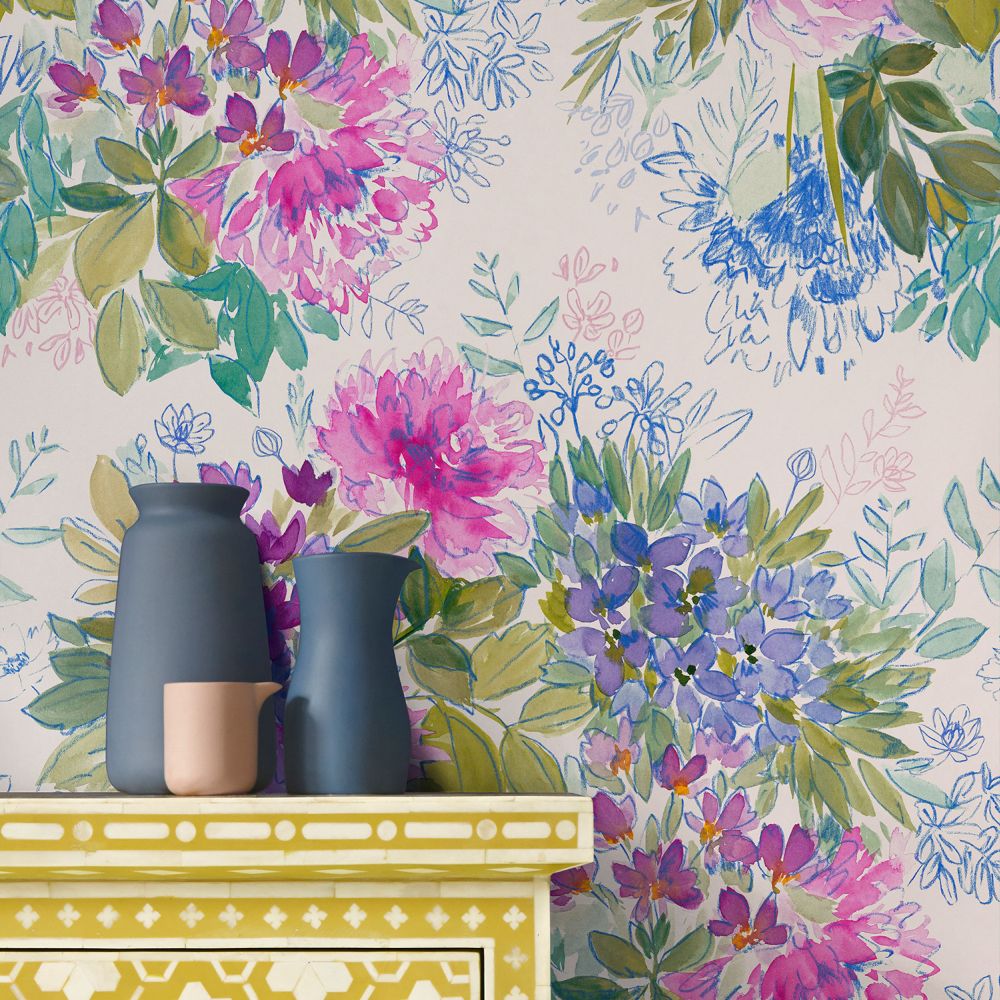 Ines Wallpaper - Multi - by bluebellgray