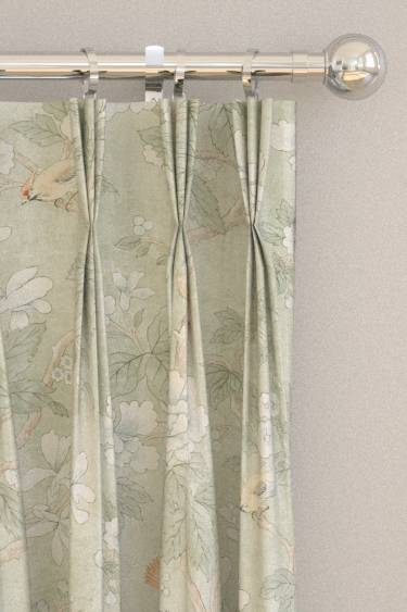 Chiswick Grove Curtains - Sage - by Sanderson. Click for more details and a description.