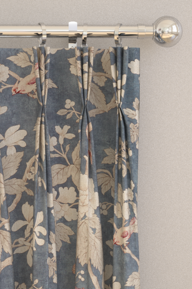Chiswick Grove Curtains - Charcoal - by Sanderson. Click for more details and a description.