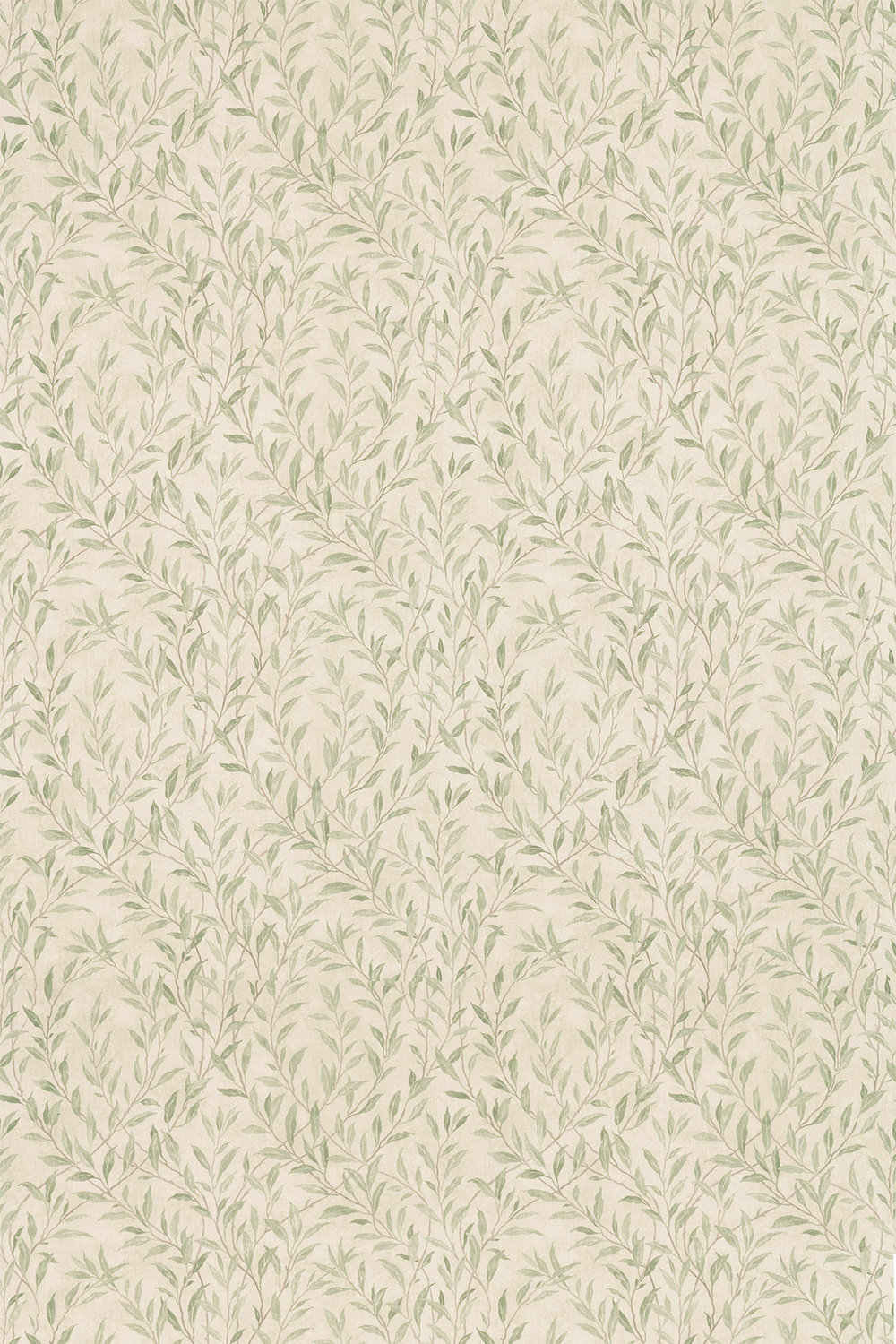 Osier Fabric - Willow / Cream - by Sanderson