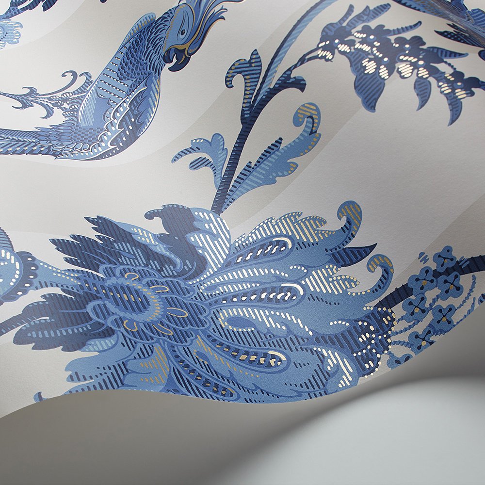 Zerzura Wallpaper - China Blue - by Cole & Son