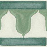Zellige Border - Olive - by Cole & Son. Click for more details and a description.
