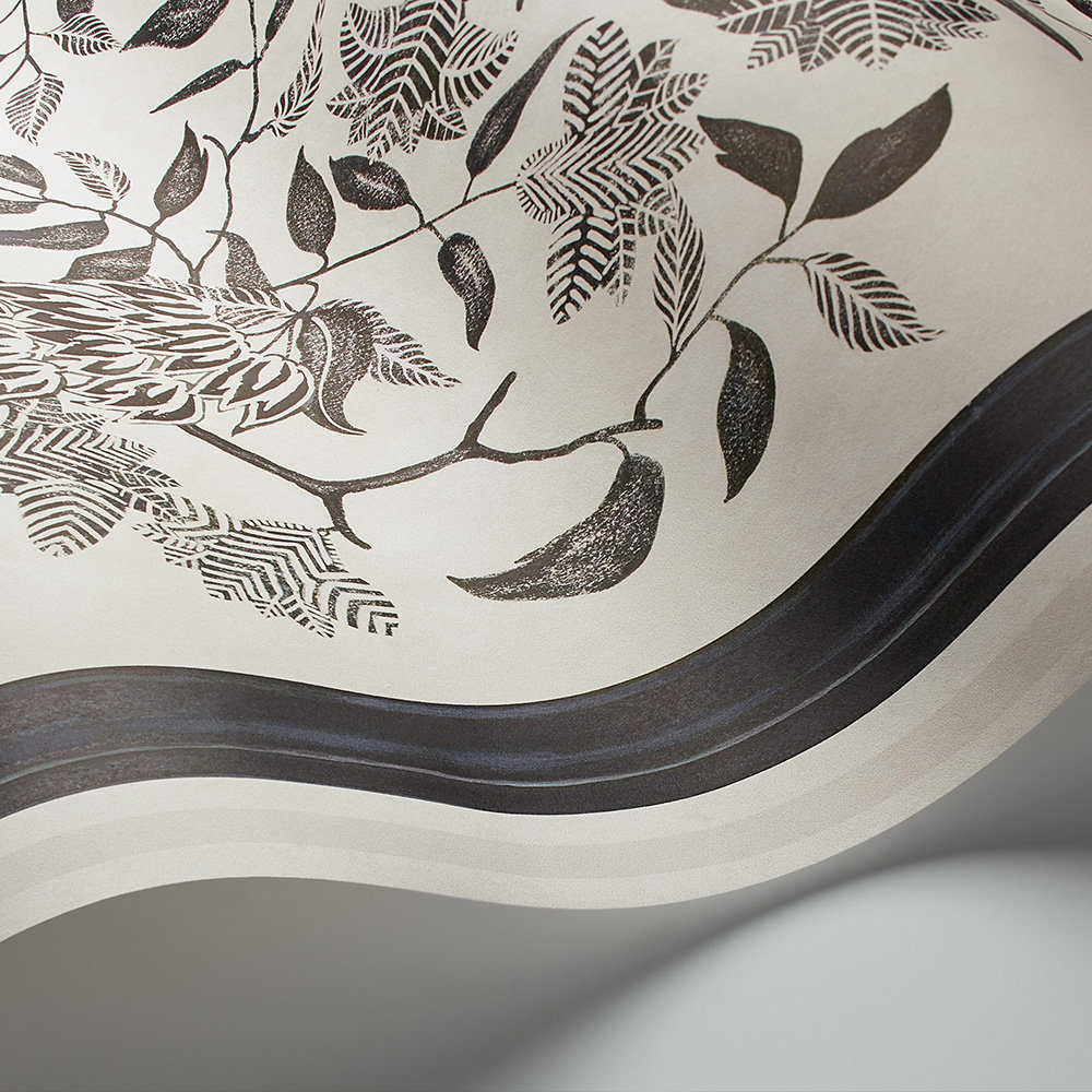Trees of Eden Panel - Eternity Mural - Charcoal / Parchment - by Cole & Son