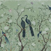 Edo Mural - Mint - by Coordonne. Click for more details and a description.