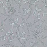 Wrest Trail Wallpaper - Lead - by Little Greene. Click for more details and a description.
