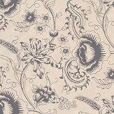 Woodblock Mono Wallpaper - Knightsbridge - by Little Greene. Click for more details and a description.