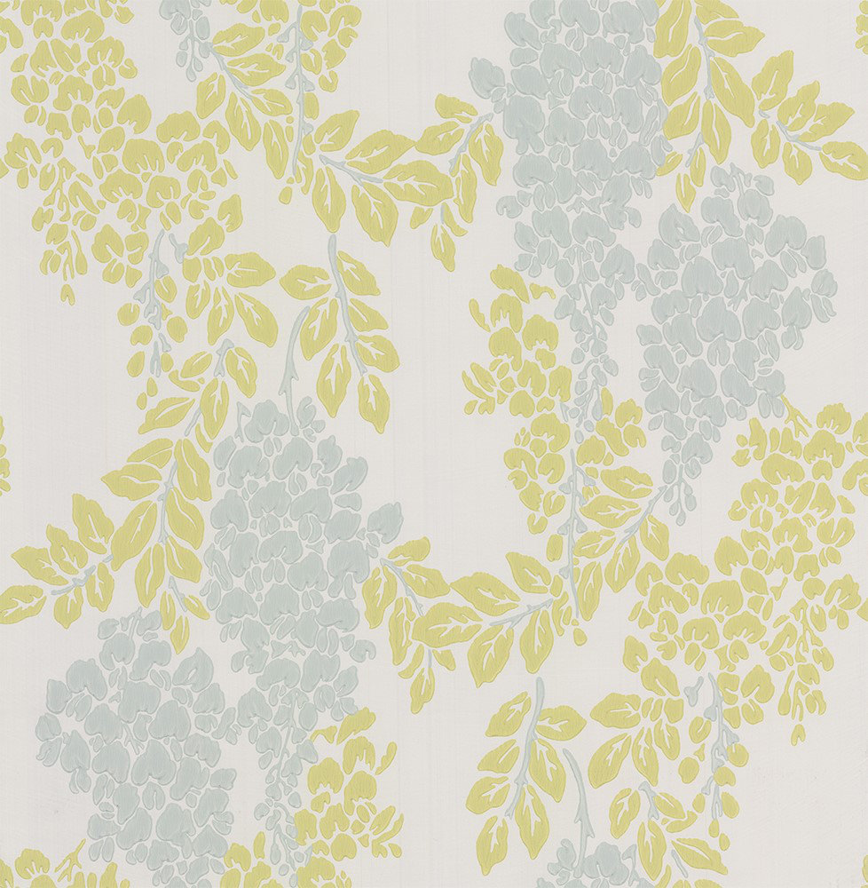 Wisteria by Farrow & Ball Light Blue Wallpaper Direct