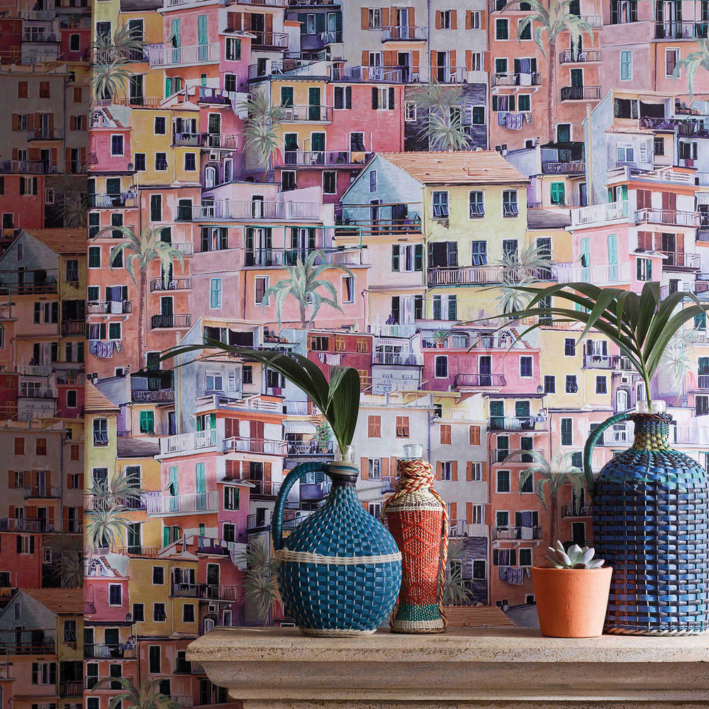 Portovenere Wallpaper - Multi-coloured - by Osborne & Little
