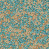 Coral Wallpaper - Teal and Gold - by Harlequin. Click for more details and a description.