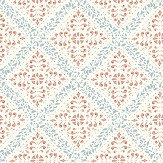 Nyborg Wallpaper - Pink / Blue - by Boråstapeter. Click for more details and a description.