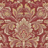 Foglavik Wallpaper - Red / Gold - by Boråstapeter. Click for more details and a description.