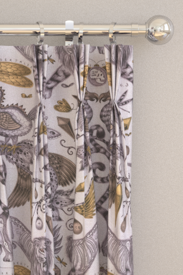 Extinct Curtains - Gold - by Emma J Shipley. Click for more details and a description.