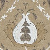 Pure Trellis Wallpaper - Gold - by Morris. Click for more details and a description.
