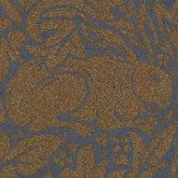 Pure Brer Rabbit Wallpaper - Ink / Gold - by Morris. Click for more details and a description.