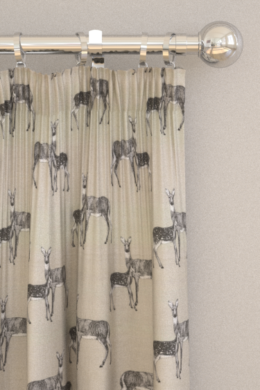 Prestigious Textiles Deer Canvas Lichen Curtain Fabric 