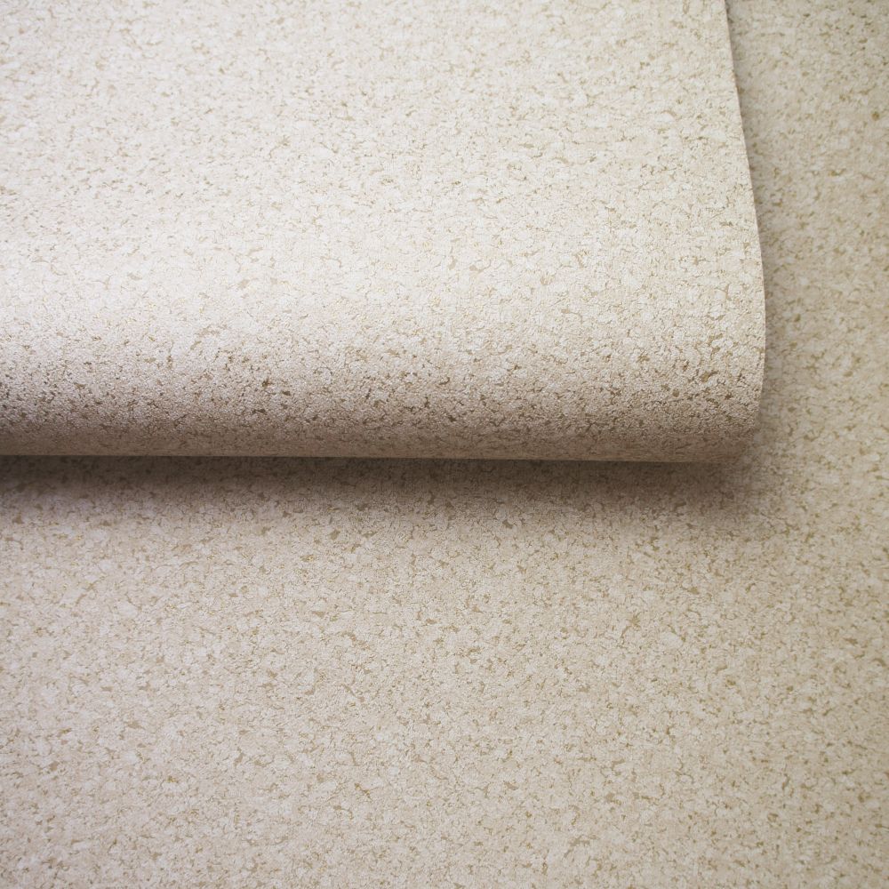 Cork Texture Wallpaper - Gold - by Albany