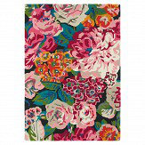 Rose & Peony Rug - Cerise - by Sanderson. Click for more details and a description.