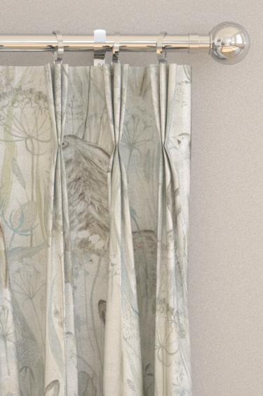 Dune Hares Curtains - Mist and Pebble - by Sanderson. Click for more details and a description.