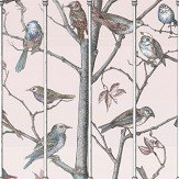 Papier peint Uccelli - Rose - Cole & Son. Cliquez pour en savoir plus et lire la description.