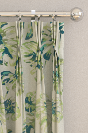 Kelapa Curtains - Emerald and Zest - by Harlequin. Click for more details and a description.
