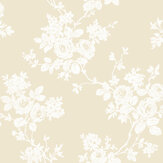Rose Trail Wallpaper - Gold - by SK Filson. Click for more details and a description.