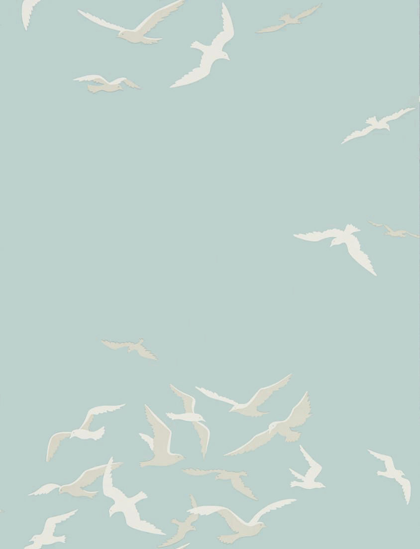 Larina Wallpaper - Sky - by Sanderson