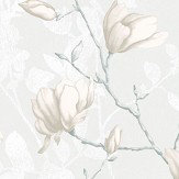 Lilly Tree Wallpaper - White - by Boråstapeter. Click for more details and a description.
