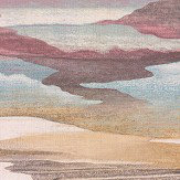 Cloudscape Wallpaper - Purple/ Gold - by Jane Churchill. Click for more details and a description.