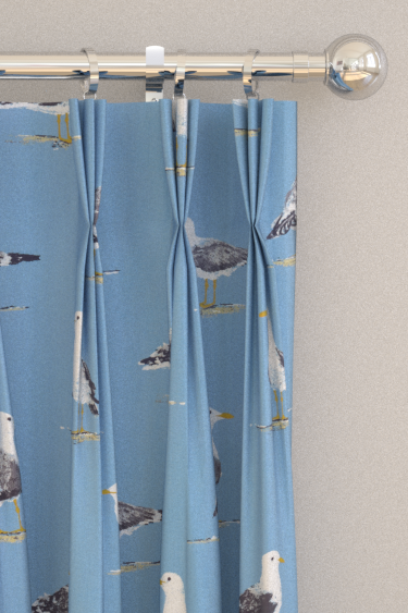 Shore Birds Curtains - Marine - by Sanderson. Click for more details and a description.