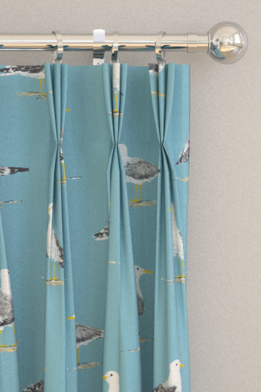 Shore Birds Curtains - Pacific - by Sanderson. Click for more details and a description.