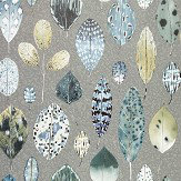 Tulsi Wallpaper - Zinc - by Designers Guild. Click for more details and a description.