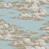 Silvi Clouds Wallpaper - English Blue - by Sanderson. Click for more details and a description.