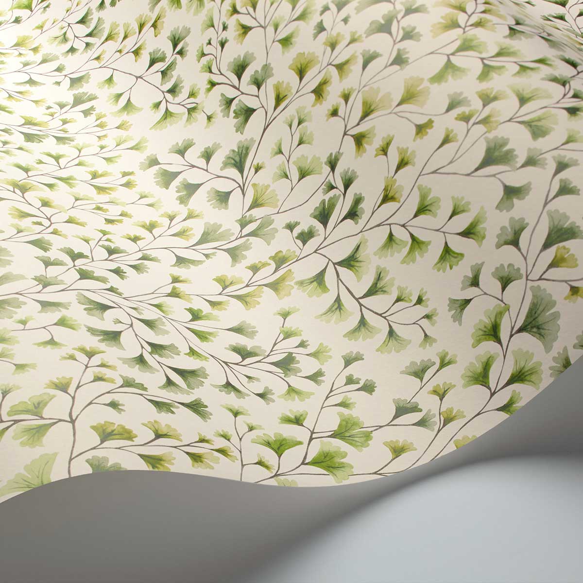 Maidenhair Wallpaper - Olive - by Cole & Son