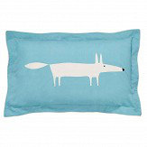 Mr Fox Oxford Pillowcase - Teal - by Scion. Click for more details and a description.