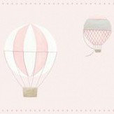 Air Balloon Border - Pink - by Casadeco. Click for more details and a description.